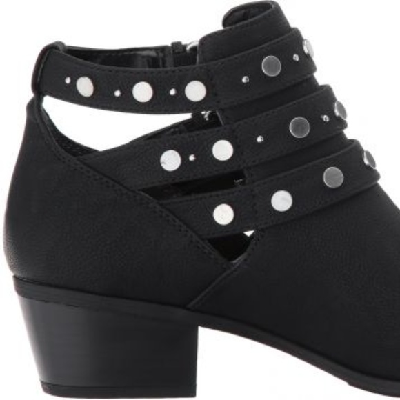 SALE NWT SAM EDELMAN Booties Stack Heel Closed Toe - Picture 3 of 8